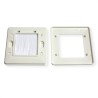 CAJA SUPERFICIE 86x86 F40mm CON CEPILLLO