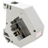 PLACA PLASTICA 1xRJ45 PARA CARRIL DIN BL