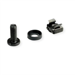 KIT TORNILLERIA PARA RACK 19" M6 NEGRO