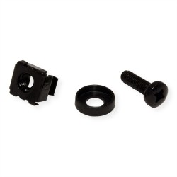KIT TORNILLERIA PARA RACK 19" M5 NEGRO