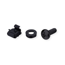 KIT TORNILLERIA PARA RACK 19" M5 NEGRO