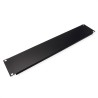 PANEL 19" 2U CIEGO COLOR NEGRO