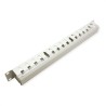PASAHILOS 19" CON TAPA PRESION 1U 4cm G