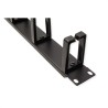PASAHILOS 19" 1Ux5 GANCHOS PLASTICO 7cmN