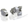 CONECTOR RJ45 HEMBRA SFTP CAT6A BLINDADO