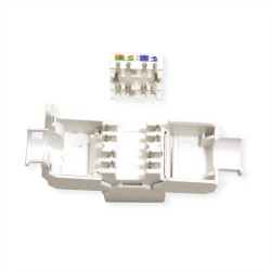 CONECTOR RJ45 HEMBRA UTP CAT6A CON G/POL