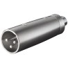 ADAPTADOR XLR3 MACHO-RCA HEMBRA