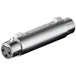 ADAPTADOR XLR3 HEMBRA-HEMBRA