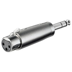 ADAPTADOR XLR3 H-JACK 6,3 M ST