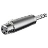 ADAPTADOR XLR3 H-JACK 6,3 M ST