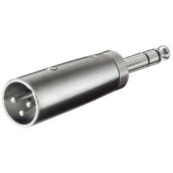 ADAPTADOR XLR3 M-JACK 6,3 M ST