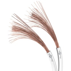 CABLE PARALELO PLASTICO BLANCO 2X0,75