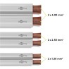 CABLE PARALELO PLASTICO BLANCO 2X0,75