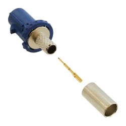 CONECTOR FAKRA TIPO C SMB MACHO AZUL