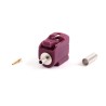 CONECTOR FAKRA TIPO D SMB HEMBRA BURDEOS