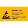 ETIQUETA CAUTION ESD 36X75mm ROLLO 1000u