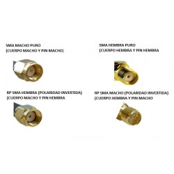 CONECTOR SMA MACHO RG58 LMR195 M PURO