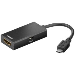 CONVERTIDOR MICRO USB 2.0-HDMI H MHL OTG