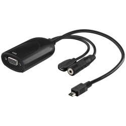 CABLE OTG MHL MICRO USB B-VGA