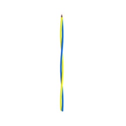 CABLE PARAFINADO 2x0,4 AMARILLO-AZUL