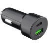 ALIMENTADOR MECHERO 1xUSB+1xUSB C 3A RAP