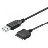CABLE APPLE 30 POLOS USB 1,5M NEGRO