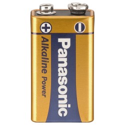 PILA ALKALINA 9V 6LR61 PANASONIC