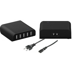ALIMENTADOR MULTICARGADOR 5xUSB 8A NG