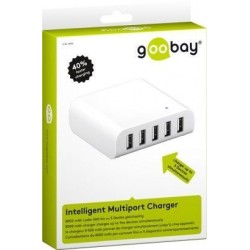 ALIMENTADOR MULTICARGADOR 5xUSB 8A BL