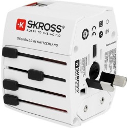 ADAPTADOR VIAJE UNIVERSAL UK USA + 2xUSB
