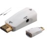 ADAPTADOR HDMI M a VGA H + AUDIOPASTILLA