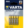 PACK 4U/PILA R03 ALKALINA AAA VARTA