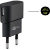 ALIMENTADOR 220V USB 1A+CABLE USB C 1M