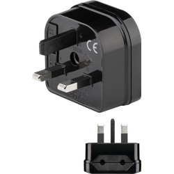 ADAPTADOR DE EUROPA A UK NEGRO SIN TT