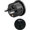 ADAPTADOR DE USA A EUROPA NEGRO CON TT