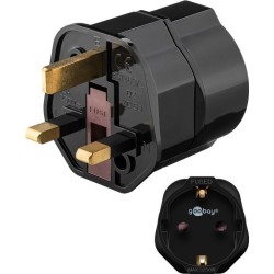 ADAPTADOR DE EUROPA A UK NEGRO CON TT