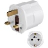 ADAPTADOR DE EUROPA A UK BLANCO CON TT