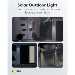 FOCO LED 3.2W 400lm IP65+SENSOR+SOLAR