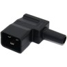 CONECTOR ALIMENTACION C20 MACHO CODO 90º