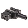 CONECTOR ALIMENTACION C19 HEMBRA CODO 90