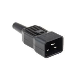 CONECTOR ALIMENTACION C20 MACHO SCHURTER