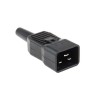 CONECTOR ALIMENTACION C20 MACHO SCHURTER