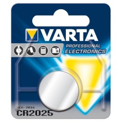 PILA BOTON 3V CR2025, 6025, CR-2025VARTA
