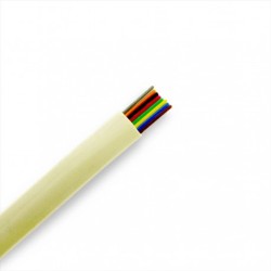 CABLE TELEFONICO PLANO 8 VIAS MARFIL