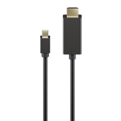 CABLE MINIDP M-HDMI M 1M NEGRO 4K@60Hz