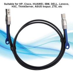 CABLE 4xMINI SAS EXTERNO SFF8644 M-M 1M