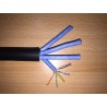 CABLE 4xUTP CAT6 NEGRO GOMA