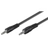 CABLE MINIJACK ST M-M 1,5M NEGRO PARALEL