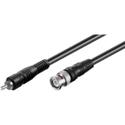 CABLE RG59 BNC M-RCA M 2MTS NEGRO