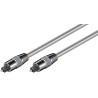 CABLE AUDIO TOSLINK M-M 10MTS GRIS HQ